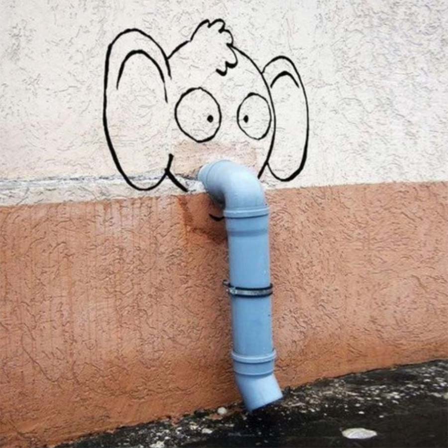 Lustige Street Art