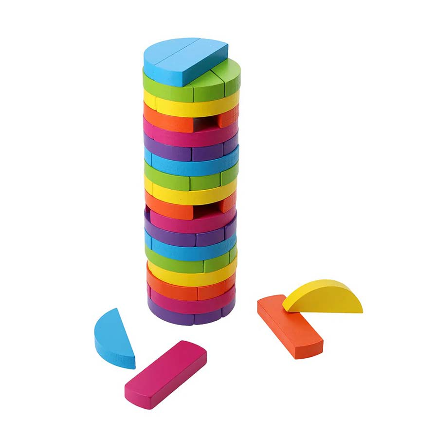 rundes Jenga-Spiel