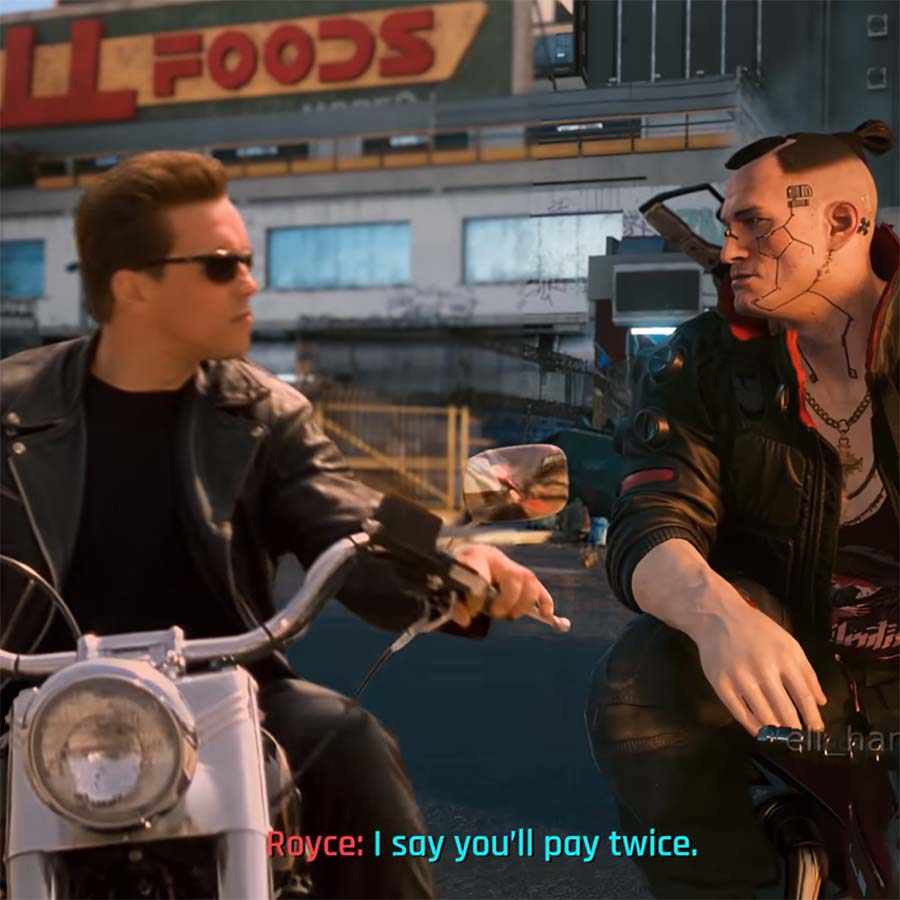 Terminator in „Cyberpunk 2077“