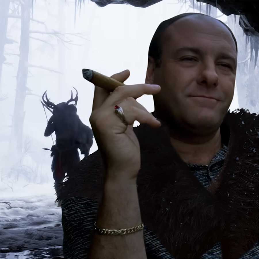 Tony Soprano in „God of War: Ragnarok“